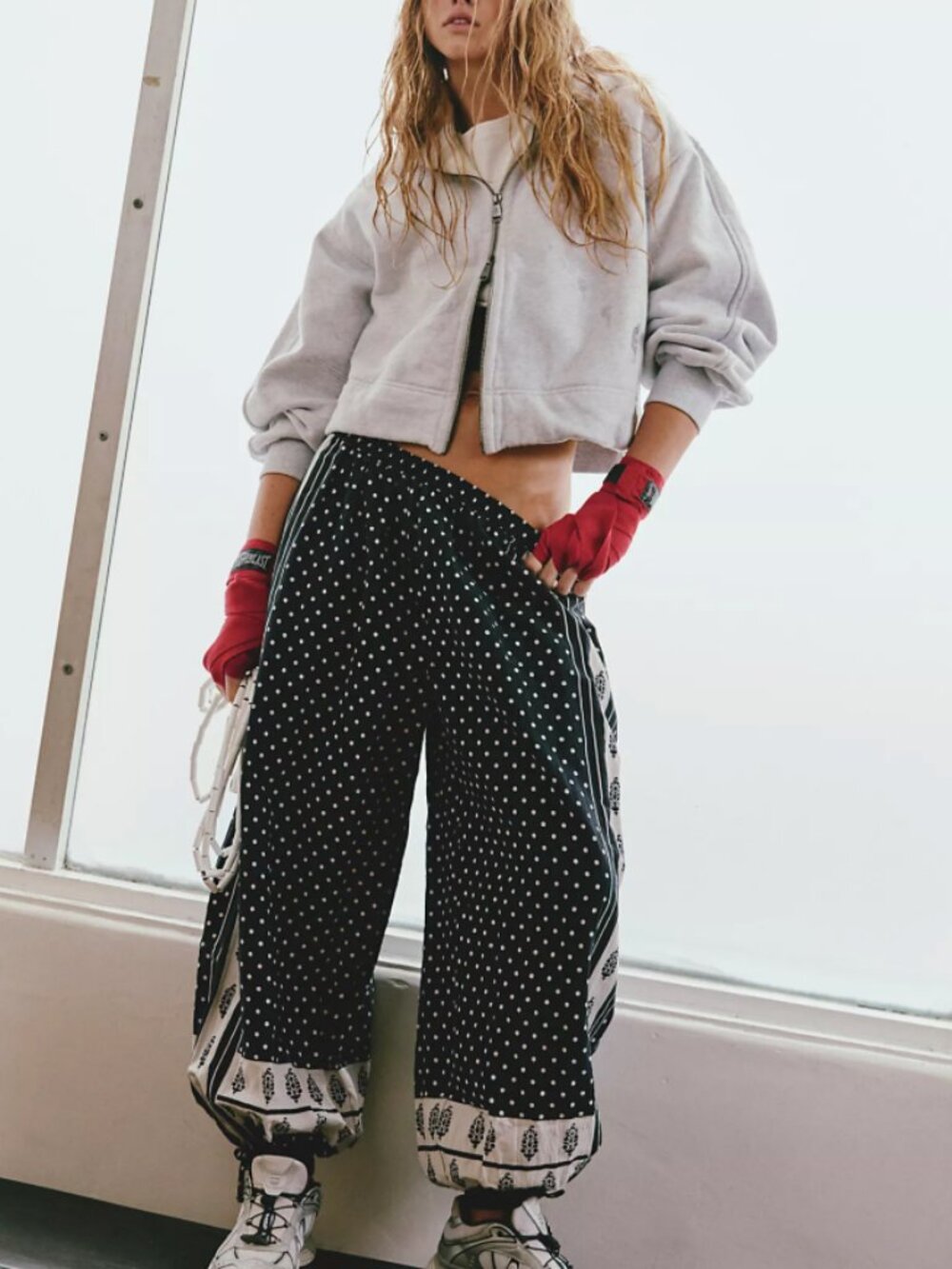 Free People On It Printed Balloon Pants